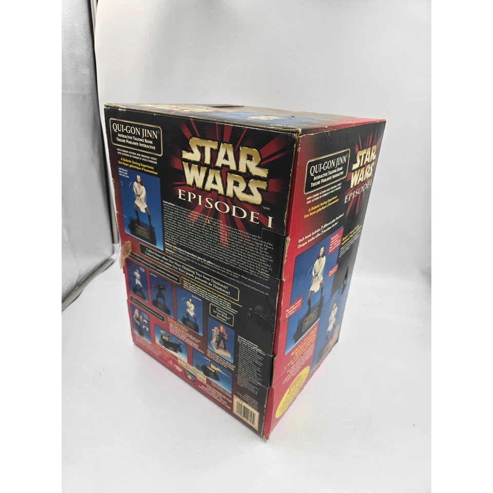 Qui-Gon Jinn Star Wars Episode 1: Phantom Menace Interactive Talking Bank 1999 - Image 4 of 4