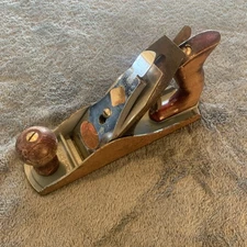 Vtg Tru-Test 9" Carpenters Smooth Plane 2" Cutter Made USA