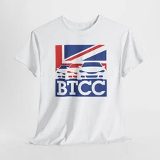 British Touring Car Championship BTCC Gildan Unisex Heavy Cotton Tee Car T-Shirt