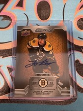 Joona Koppanen Rookie Auto 2023-24 Upper Deck Engrained Boston Bruins (CH)