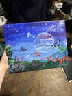 Original 11”x14” Pandora Inspired Shimmering Acrylic Painting on canvas — photo 1