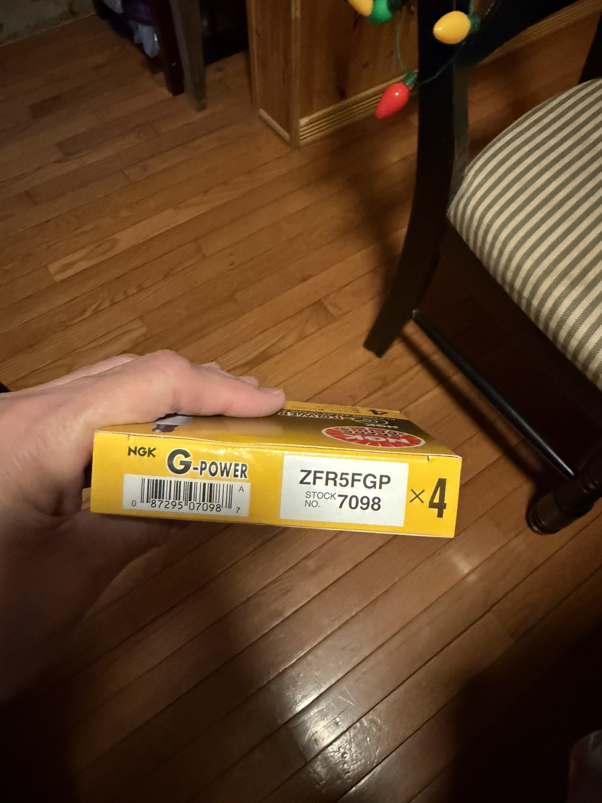 Genuine NGK 7098 G-Power Platinum Spark Plugs ZFR5FGP 4 Pack