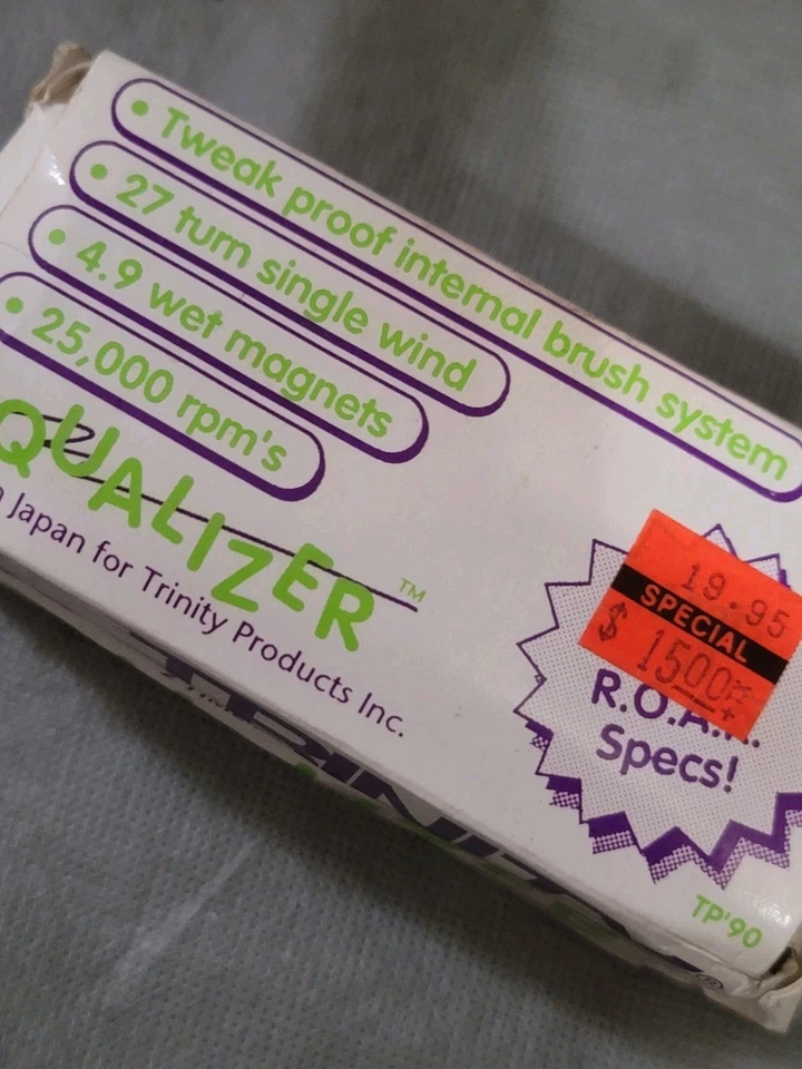 VINTAGE 1991 TRINITY EQUALIZER STOCK NON TAMPER BRUSHED MOTOR NICE RARE !!!! - Image 2 of 4