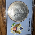 1991 Walking Liberty American Eagle $1 Dollar Coin, 1 oz .99% Fine Silver