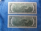 2 Consecutive Uncirculated 2013 Chicago $2 FRNs — photo 2