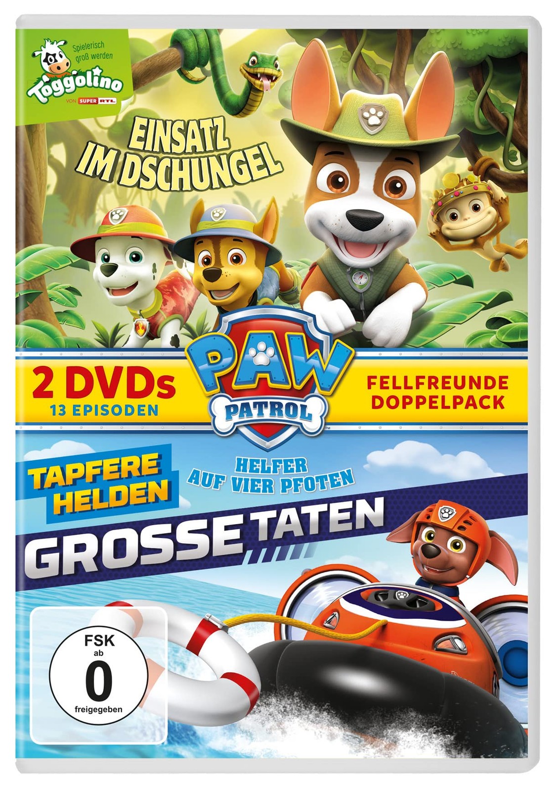 PAW PATROL: Einsatz im Dschungel & Tapfere Helden | DVD G