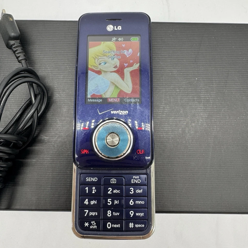 LG Chocolate 2 II VX8550 Azul Como Nuevo Verizon - Raro Teléfono Deslizable Paquete Usado en Excelente Condición Foto 2 de 4