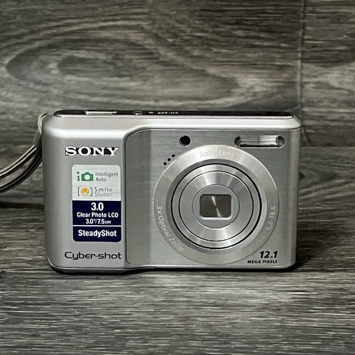 Cámara digital Sony Cybershot DSC-S2100 12,1 MP *probada* Estuche plateado para tarjeta SD de 2 GB - Imagen 6 de 11