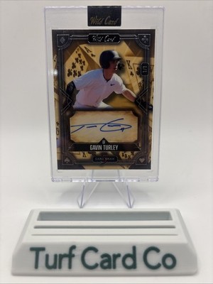 2024 Wild Card 5 Card Draw Gavin Turley Auto 1/1 #5CDCL-GTA