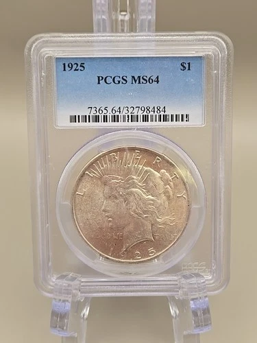 1925 Peace Silver Dollar $1 - PCGS MS64