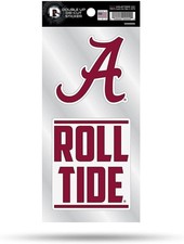 University of Alabama Crimson Tide 2-Piece Double Up Die Cut Sticker Decal...