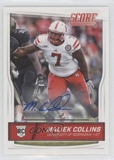 2016 Score Rookies Signatures Maliek Collins #396 Auto 9bp