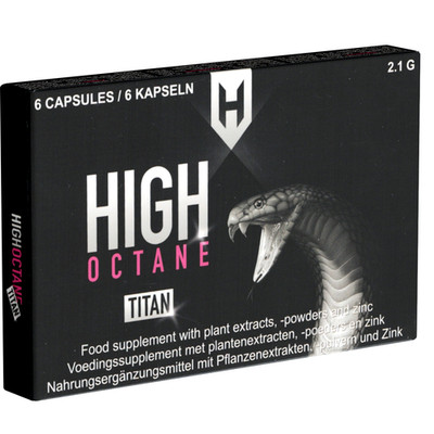 Morningstar High Octane Titan 6 Kapseln mit Zink Pflanzenextrakte für Männer