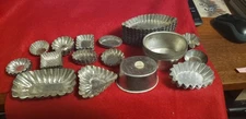 67 Mini Tart Chocolate and Butter Molds Baking Bakeware French Tin