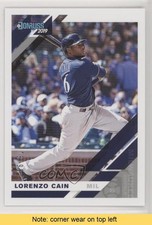 2019 Panini Donruss Holo Back 78/99 Lorenzo Cain #184 READ 0f8