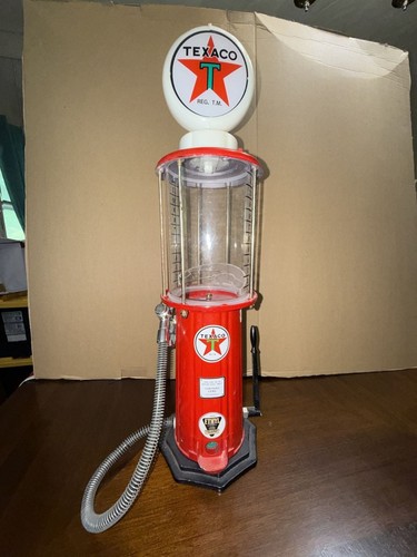 Vintage Olde Tyme Reproductions Texaco Circa 1920 Gas Pump Drink and Candy