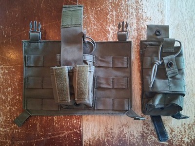 LBX Variable Assaulter Panel - LBX-4020X  *AND* Radio Pouch LBX-00D O.D. Green