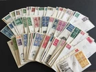 US STAMPS Lot of (75) Various 1940's-50's 1st Day Issue Covers USED