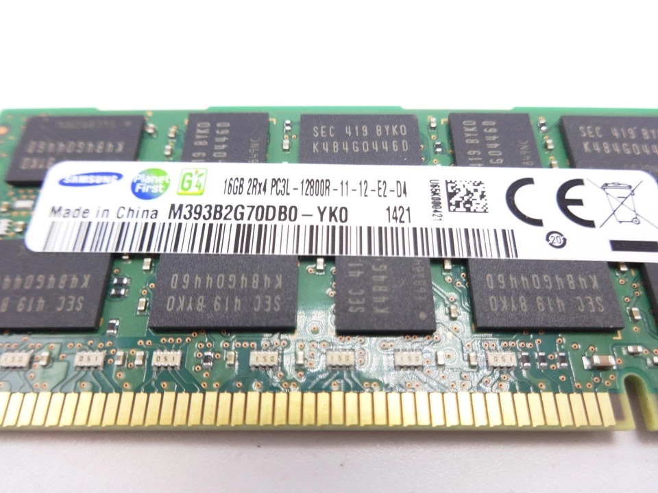 Samsung M393B2G70DB0-YK0 16GB PC3L 12800R 2RX4 Memory Dimm foe Server - Image 2 of 2