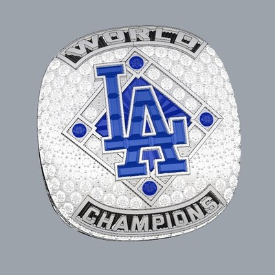 MLB SILVER925 RING Dodgers サイズ20 未使用 New 2025 Los Angeles Dodgers World Series Championship Ring with
