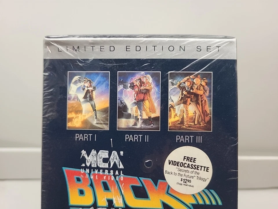 Back to the Future Trilogy & Secrets (VHS, 1991) MCA Watermarks - Box Set - NEW - Image 4 of 4