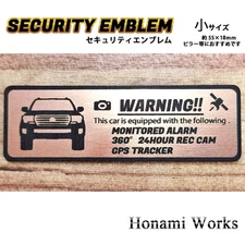 Anonymous Guaranteed 200 Type Mid term Land Cruiser Security Emblem Sticker Smal