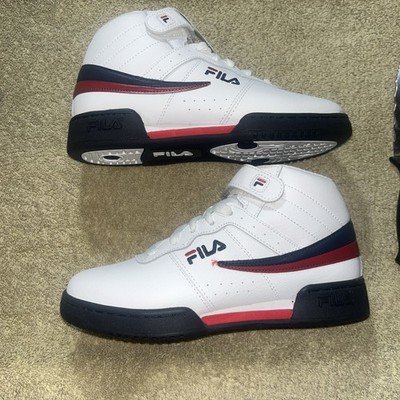 Fila F-13 Size 3.5 White Nvy Blue Red 3vf80117-150