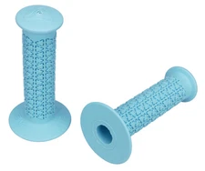 AME old school BMX bicycle grips - ROUNDS - BABY BLUE