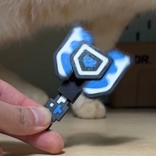 Monster Hunter Charge Blade keychain