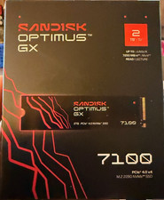 Sandisk Optimus GX 7100 2tb PCle 4.0 x4 M.2 2280 NVMe SSD Brand New FREE SHIP