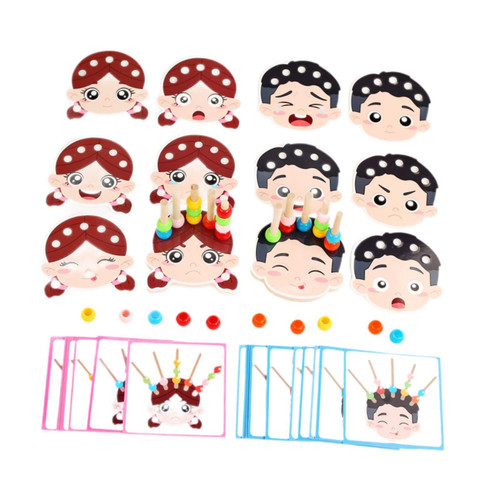 Wooden Beads Sequencing Toy Stacking Toy Lightweight Creative Educational - Picture 1 of 4