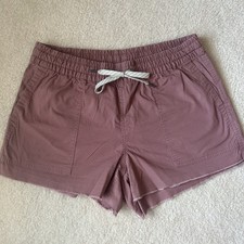 Vuori Mauve Pull On Elastic Waist Shorts Size Small NWOT