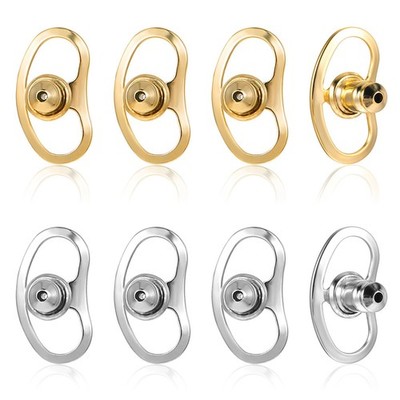 8PCS Earring Lifters Backs for Droopy Ears, Large Earring Backs Replacements ...
