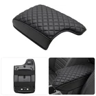 Fit Ford Ranger 2019-2023 Center Console Armrest Lid Cover Protective Pad Black