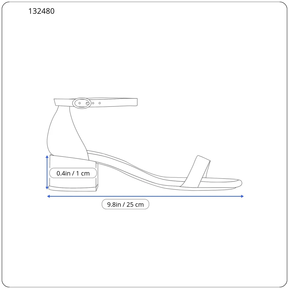 Steve Madden Donddi R Zapatos Mujer Eu 40 Cuero Negro Tobillo Sanda Sandalias - Imagen 3 de 4
