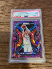 PSA 9 2020-21 Panini Prizm Aleksej Pokusevski Prizm Purple Ice Rookie #264 /175