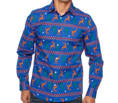 velvet dress holiday party Mfpen Holiday' Casual Men Shirt main image 0