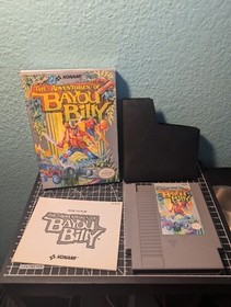NES Adventures of Bayou Billy CIB Complete in Box w/Inserts (Nintendo NES, 1989)