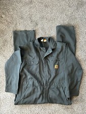VTG Mens 44 L Blue Bell Wrangler Coveralls Insulated Canvas USA