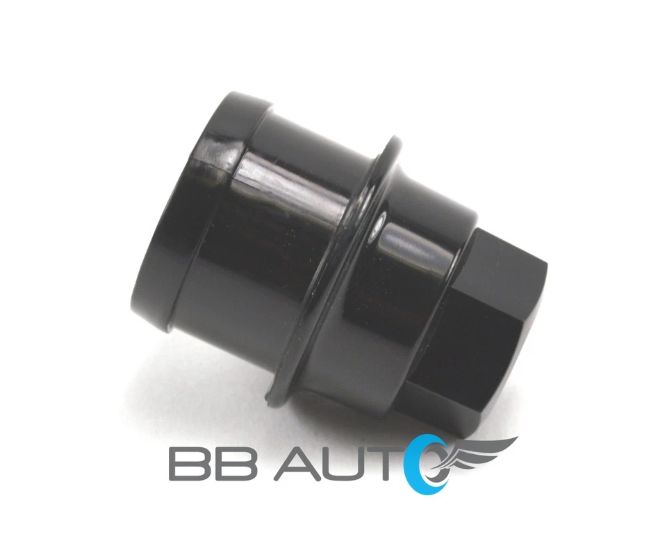 CONJUNTO DE 32 TAMPAS DE PORCA DE RODA DE VAN SILVERADO AVALANCHE SIERRA EXPRESS PRETO NOVO - Imagem 4 de 4