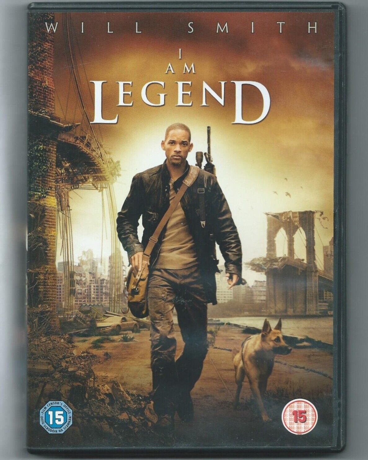 I Am Legend DVD 2007 Film Rated 15 Drama Action Sci-fi 96 Minutes Used