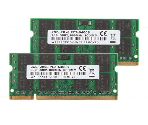 New 4G 2X 2GB RAM DDR2 PC2-6400 800Mhz Memory For Dell Latitude E6400 E6500 D630 - Picture 3 of 9