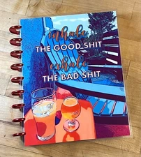 Inhale Good S**T Exhale Bad S**T Cover Set 4 use w/ Classic Happy Planner