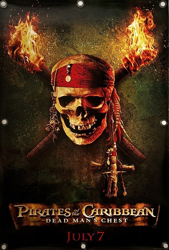 POTC: DEAD MAN'S CHEST Original One Sheet Movie Poster - 2006 - DEPP