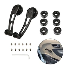 Black Billet Aluminum Universal Window Crank Handle For Jeep YJ Toyota Pickup VW