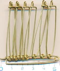 Pins For Badges, 55 Millimeters, Set Of 10 Hand Signed & #'D (10150)