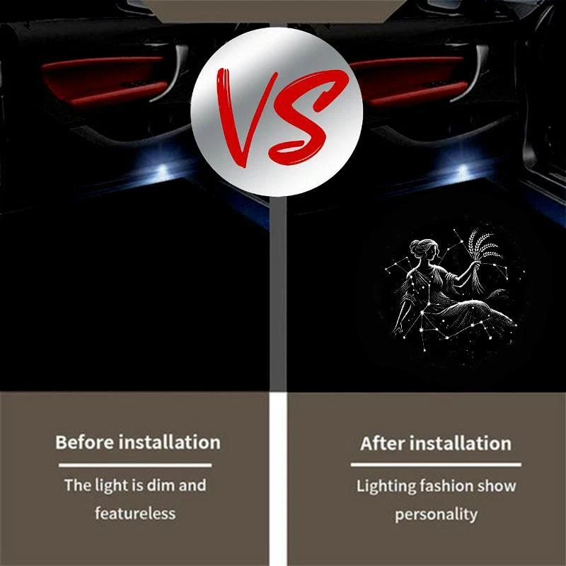 2X Luces LED de charco de cortesía para puerta Challenger 6,4 L R/T 392 SRT Foto 3 de 4