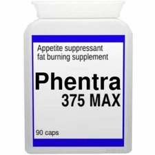 90 PHENTRA 375 MAX strong diet pill SLIMMING/WEIGHT LOSS legal fat burner 37.5mg