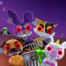 COMPLETE SET OF FOUR FINGERLINGS GRIMLINGS BY WOWWEE NEW SEALED IN BOX