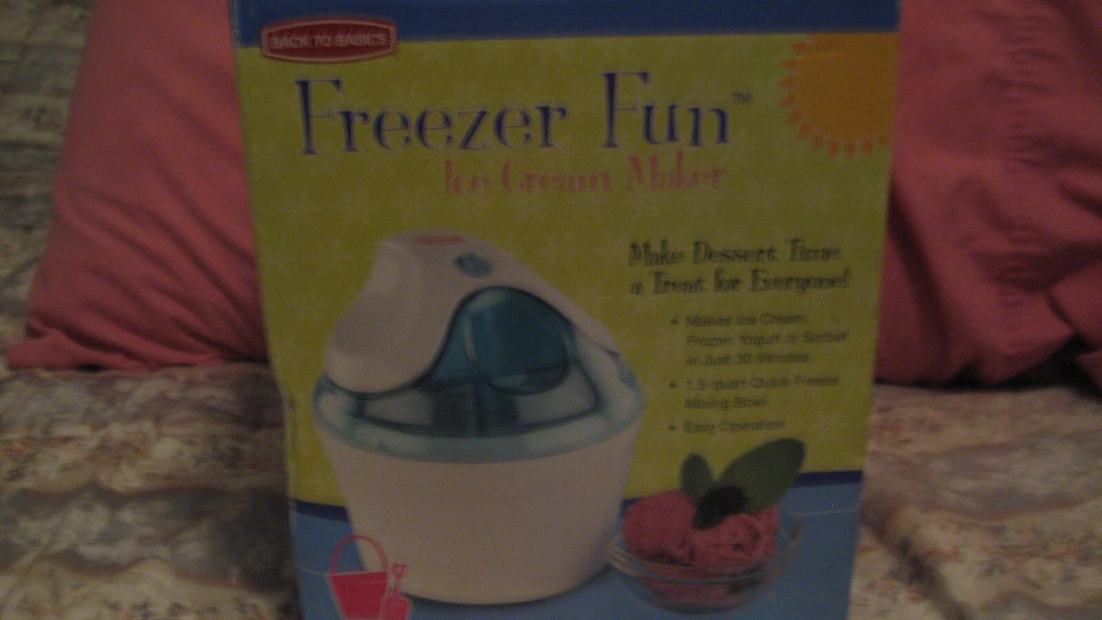 Back to Basics Freezer Fun Ice Cream Maker